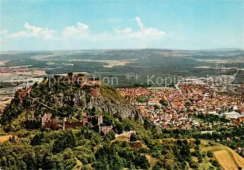 AK / Ansichtskarte Singen_Hohentwiel Fliegeraufnahme mit Hohentwiel Singen Hohentwiel