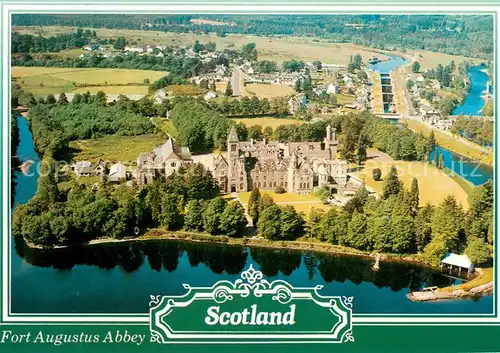 AK / Ansichtskarte Fort_Augustus_Scotland Abbey Fliegeraufnahme 