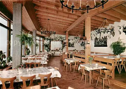AK / Ansichtskarte Wendelsteinhaus Wendelstein Berghaus Aussichtsrestaurant Innenansicht Wendelsteinhaus