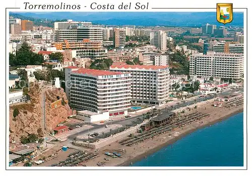 AK / Ansichtskarte Torremolinos Fliegeraufnahme El Bajondillo mit Hotel Costa del Sol Torremolinos