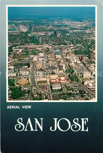 AK / Ansichtskarte San_Jose_California Fliegeraufnahme 