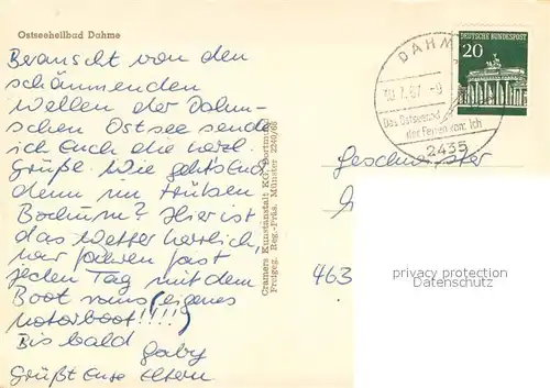 AK / Ansichtskarte Dahme_Ostseebad_Holstein Fliegeraufnahme 