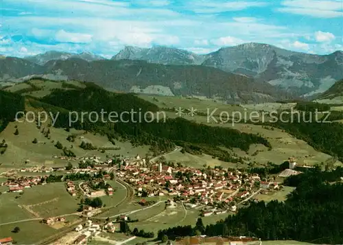 AK / Ansichtskarte Oberstaufen Fliegeraufnahme Oberstaufen