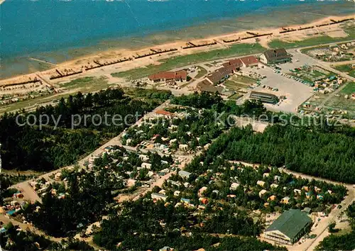AK / Ansichtskarte Sahlenburg Campingplatz im Wernerwald Fliegeraufnahme Sahlenburg