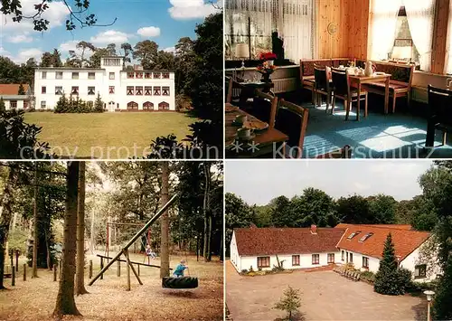 AK / Ansichtskarte Hatten_Oldenburg Haus Maranatha Sandkrug Gaststube Spielplatz Hatten Oldenburg