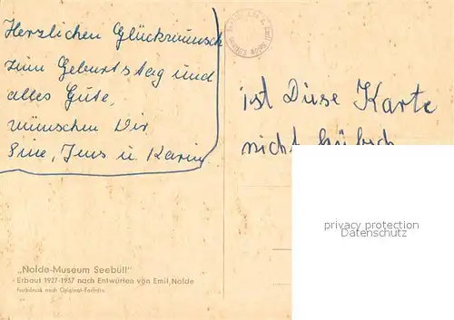 AK / Ansichtskarte Seebuell Nolde Museum Seebuell