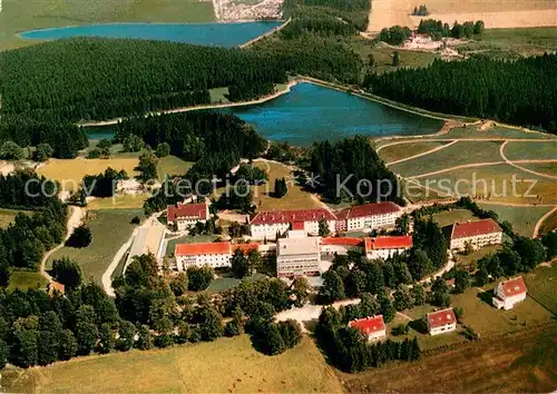 AK / Ansichtskarte Clausthal Zellerfeld Kurklinik Am Hasenbach der LVA Hannover Fliegeraufnahme Clausthal Zellerfeld