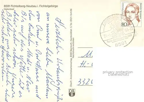 AK / Ansichtskarte Fichtelberg_Oberwiesenthal Neubau Hallenbad Fichtelberg