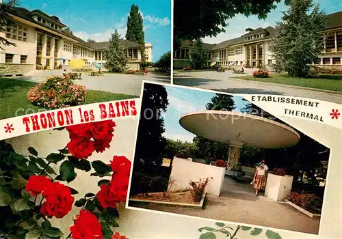AK / Ansichtskarte Thonon les Bains Etablissement Thermal Details Thonon les Bains