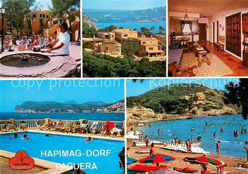 AK / Ansichtskarte Paguera_Mallorca_Islas_Baleares Hapimag Dorf Teilansichten Pool Schwimmbad Paguera_Mallorca