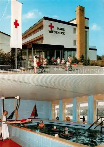 AK / Ansichtskarte Schwaig_Nuernberg Haus Wieseneck BRK Heim Behandlungsbecken Schwaig Nuernberg