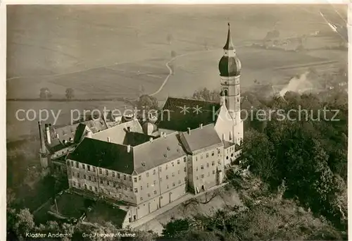 AK / Ansichtskarte Andechs Kloster Original Fliegeraufnahme Andechs