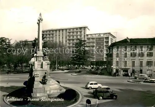 AK / Ansichtskarte Gallarate Piazza Risorgimento Monumento Gallarate