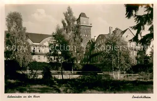 AK / Ansichtskarte Holzminden_Weser Landschulheim Holzminden Weser