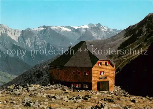 AK / Ansichtskarte Virgen Lasoerlinghuette mit Grossglockner Virgen