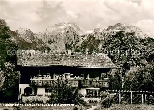 AK / Ansichtskarte Berchtesgaden Romy Schneiders Landhaus Berchtesgadener Alpen Berchtesgaden