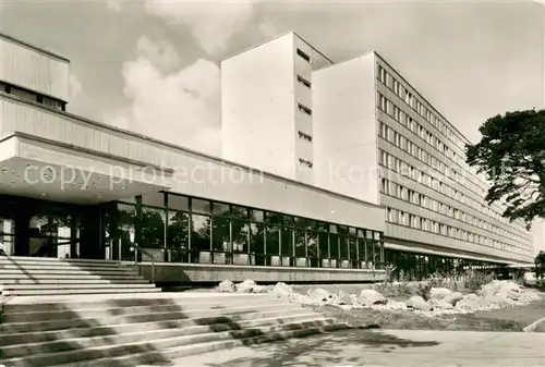 AK / Ansichtskarte Zinnowitz_Ostseebad Feriendienst IG Wismut Ferienheim Roter Oktober Zinnowitz_Ostseebad