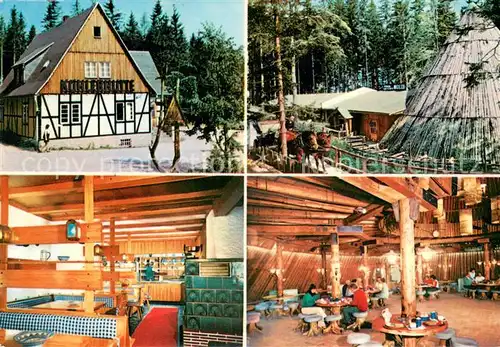 AK / Ansichtskarte Sosa_Erzgebirge Konsum Gaststaetten Koehlerhuett und Meiler an der Talsperre des Friedens Sosa Erzgebirge