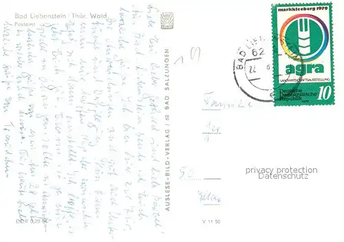 AK / Ansichtskarte Bad_Liebenstein Postamt Bad_Liebenstein
