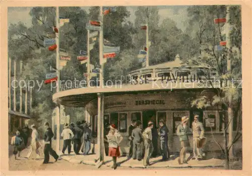 AK / Ansichtskarte Hannover Export Messe Presse Pavillon Hannover