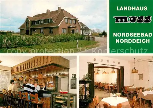 AK / Ansichtskarte Norden_Norddeich_Nordseebad Landhaus Moess Bar Gastraum 