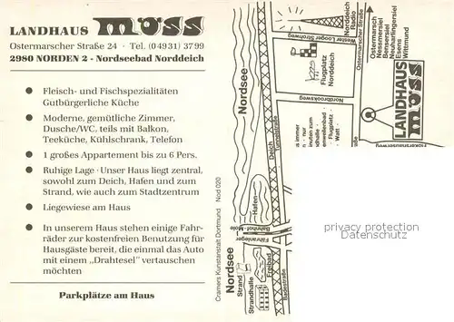 AK / Ansichtskarte Norden_Norddeich_Nordseebad Landhaus Moess Bar Gastraum 