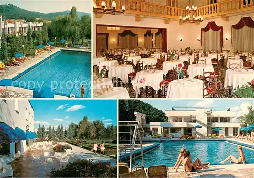 AK / Ansichtskarte Abano_Terme Hotel Ermitage Bel Air Freibad Speisesaal Terrasse Abano Terme