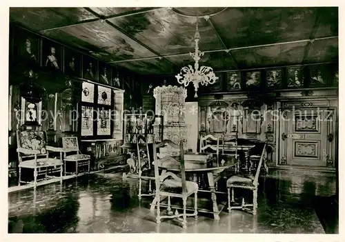 AK / Ansichtskarte Zuerich_ZH Raum 43 Saal aus dem Lochmannhaus Schweiz. Landesmuseum Zuerich_ZH