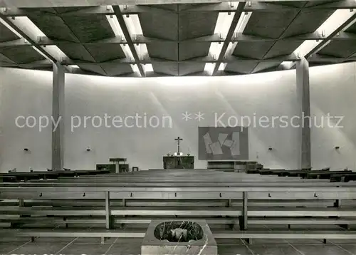 AK / Ansichtskarte Engstringen_Zuerich Inneres der Kath. Kirche St. Mauritius Engstringen_Zuerich