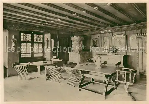 AK / Ansichtskarte Zuerich_ZH Raum 18 Gotischer Saals aus ehem. Frau Muensterabtei Schweiz. Landesmuseum Zuerich_ZH