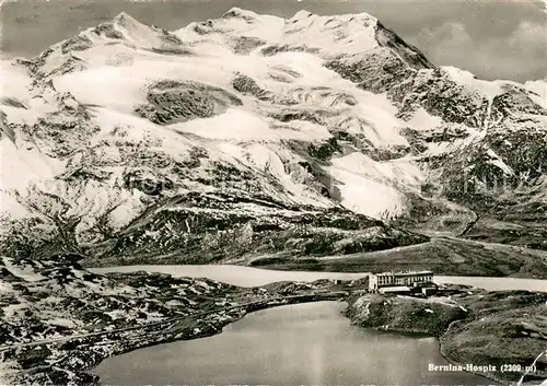 AK / Ansichtskarte Bernina_Piz_2323m_GR Bernina Hospiz Bergsee Bergwelt Berninagruppe 