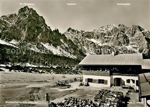 AK / Ansichtskarte Ramsau_Berchtesgaden Wimbachgriesalm Berchtesgadener Alpen Ramsau Berchtesgaden