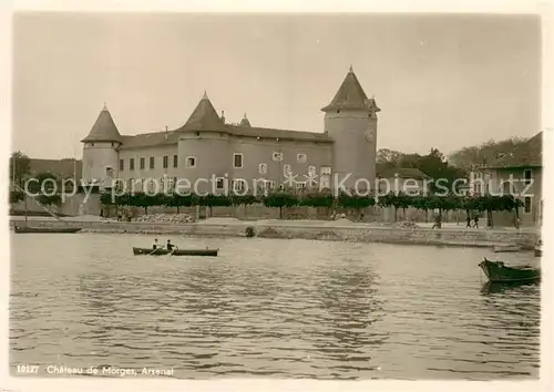 AK / Ansichtskarte Morges Arsenal du Chateau Lac Leman Morges