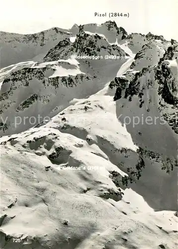 AK / Ansichtskarte St_Gallen_SG Pizol Wildseeluggen Gebirgspanorama Glarner Alpen St_Gallen_SG