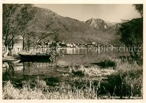AK / Ansichtskarte Locarno_TI Uferpartie am Lago Maggiore Locarno_TI