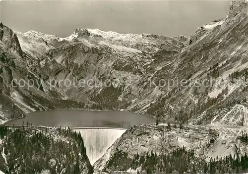 AK / Ansichtskarte Zeuzier_Tseuzier_Lac_de Barrage du Zeuzier et Col du Rawyl Berner Alpen 