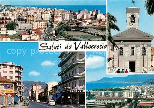 AK / Ansichtskarte Vallecrosia Stadtansichten Kirche Vallecrosia