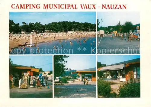 AK / Ansichtskarte Vaux sur Mer Camping Municipal Vaux Nauzan Kiosque Plage Vaux sur Mer