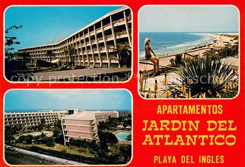 AK / Ansichtskarte Playa_del_Ingles Apartamentos Jardin del Atlantico Playa Playa_del_Ingles