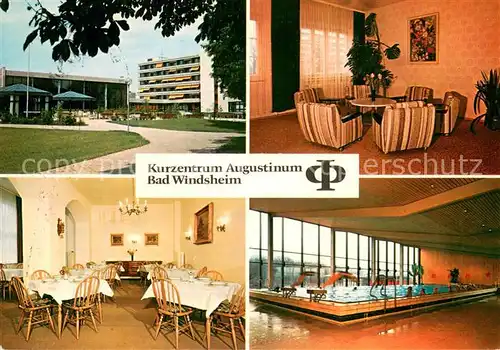 AK / Ansichtskarte Bad_Windsheim Kurzentrum Augustinum Restaurant Hallenbad Bad_Windsheim