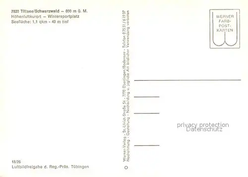 AK / Ansichtskarte Titisee Hoehenluftkurort Wintersportplatz im Schwarzwald Titisee