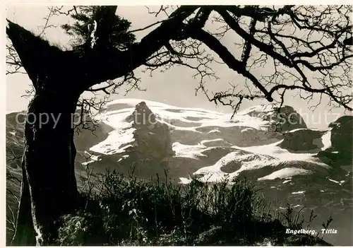 AK / Ansichtskarte Engelberg__OW Blick zum Titlis Urner Alpen 