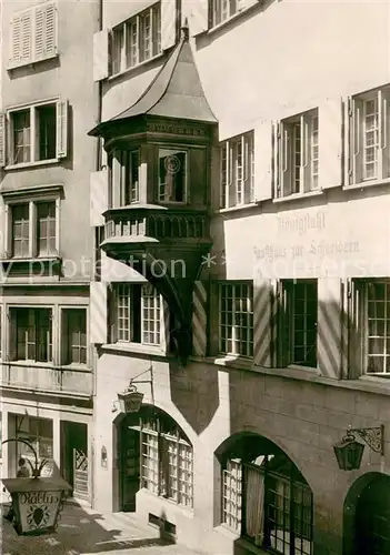 AK / Ansichtskarte Zuerich_ZH Koenigstuhl Zunfthaus zur Schneidern Zuerich_ZH