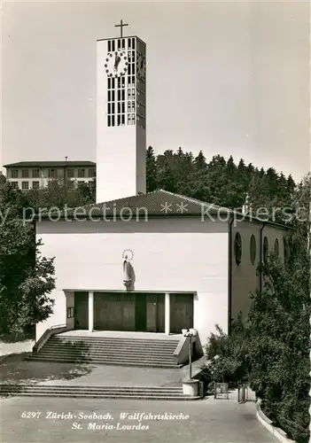 AK / Ansichtskarte Seebach_Zuerich Wallfahrtskirche St. Maria Lourdes Seebach Zuerich
