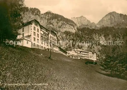 AK / Ansichtskarte Wallenstadtberg St. Gallisches Sanatorium Alpen 