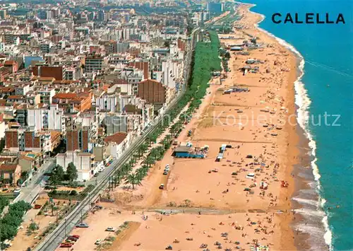 AK / Ansichtskarte Calella Playa Costa Dorada vista aerea Calella