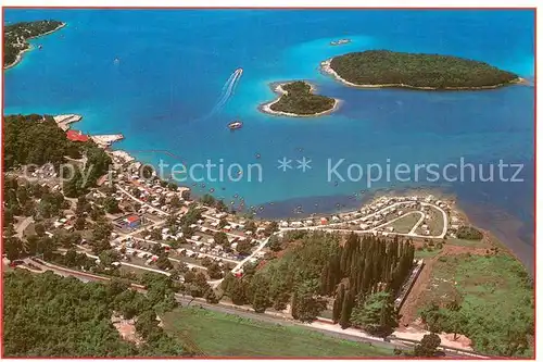 AK / Ansichtskarte Vrsar_Istrien Camping Turist Campingplatz an der Kueste Vrsar_Istrien