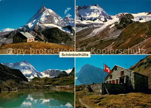 AK / Ansichtskarte Zermatt_VS Schoenbielhuette Matterhorn Dent d Herens Tiefmatten Joch Bergsee Walliser Alpen Zermatt_VS
