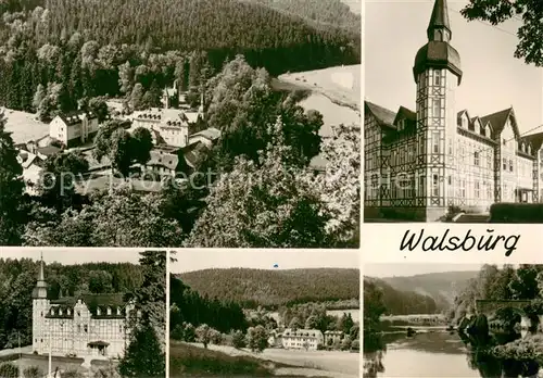 AK / Ansichtskarte Walsburg FDGB Erholungsheim Marx Engels Partie an der Saale Walsburg