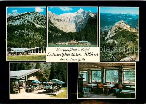 AK / Ansichtskarte Berchtesgaden Berggasthof Cafe Scharitzkehlalm am hohen Goell Kohlsteinhaus Alpen Berchtesgaden